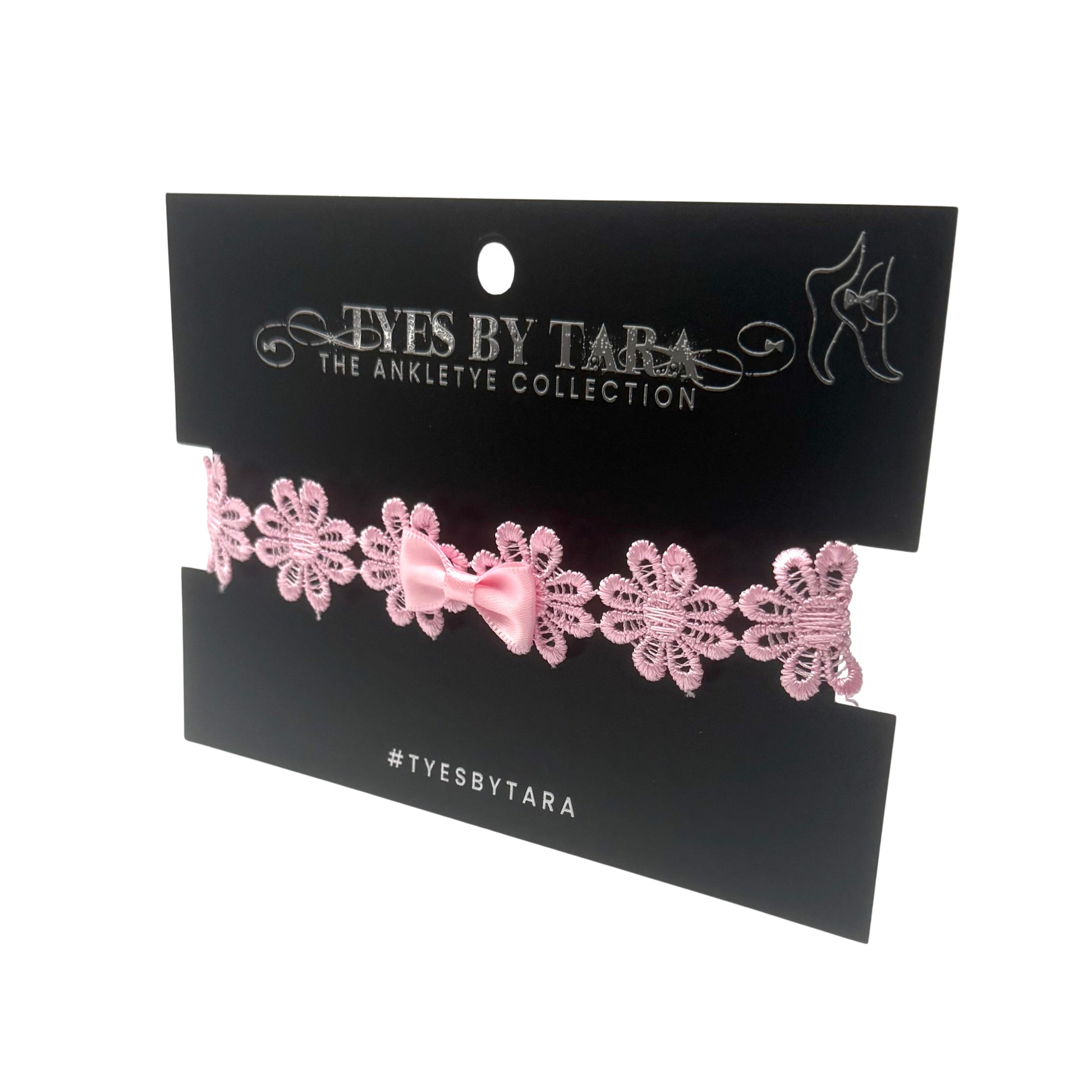 Packaging View of Blossom Flower Pink Anklet 