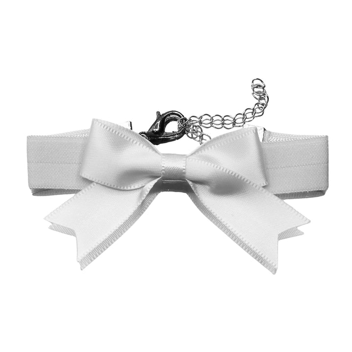 Bombshell White Bow Bracelet 