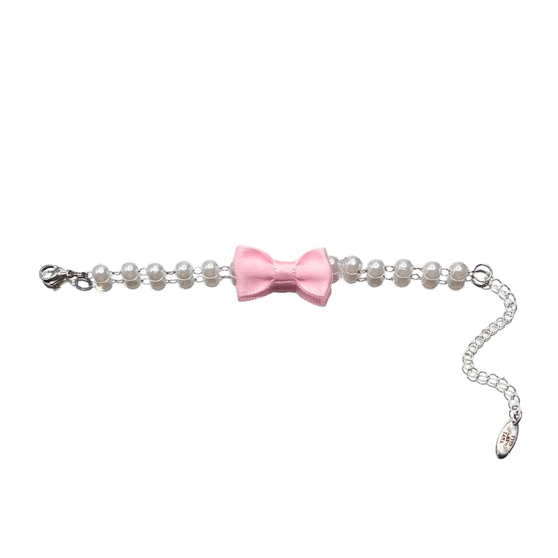 Centerfold Pink Pearl Bracelet Flatlay