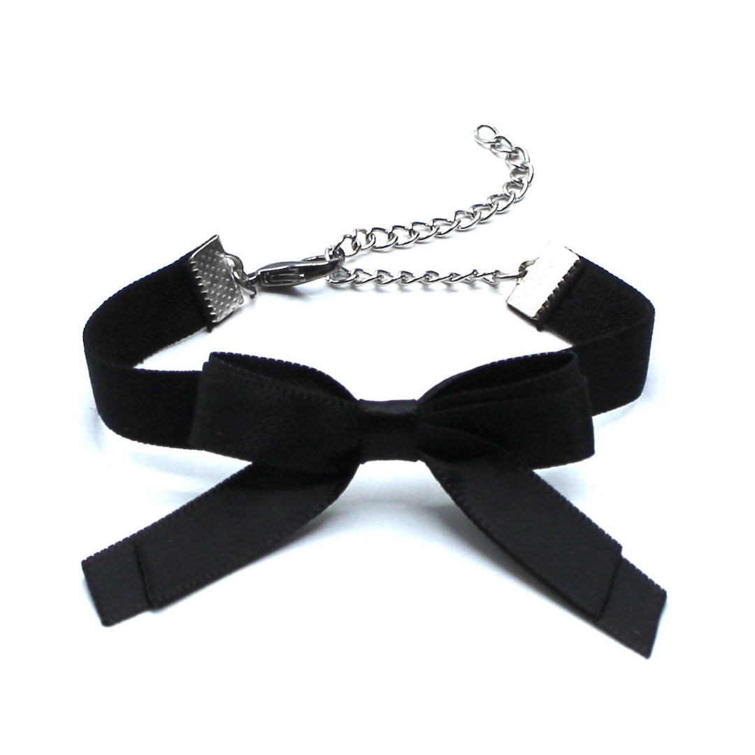 Doll Black Bow Bracelet
