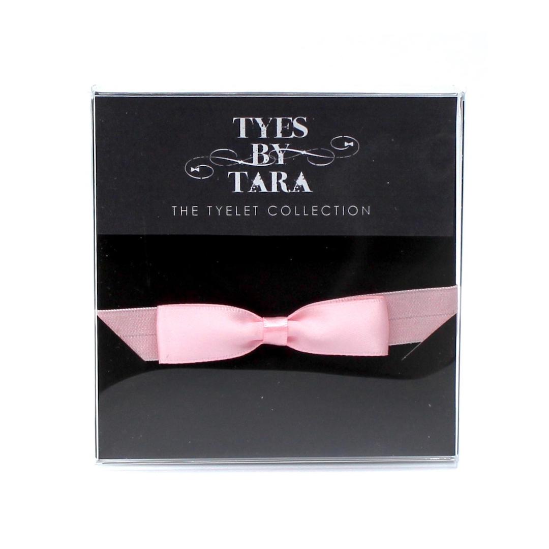 Pink Bow Tie Bracelet in Black Box