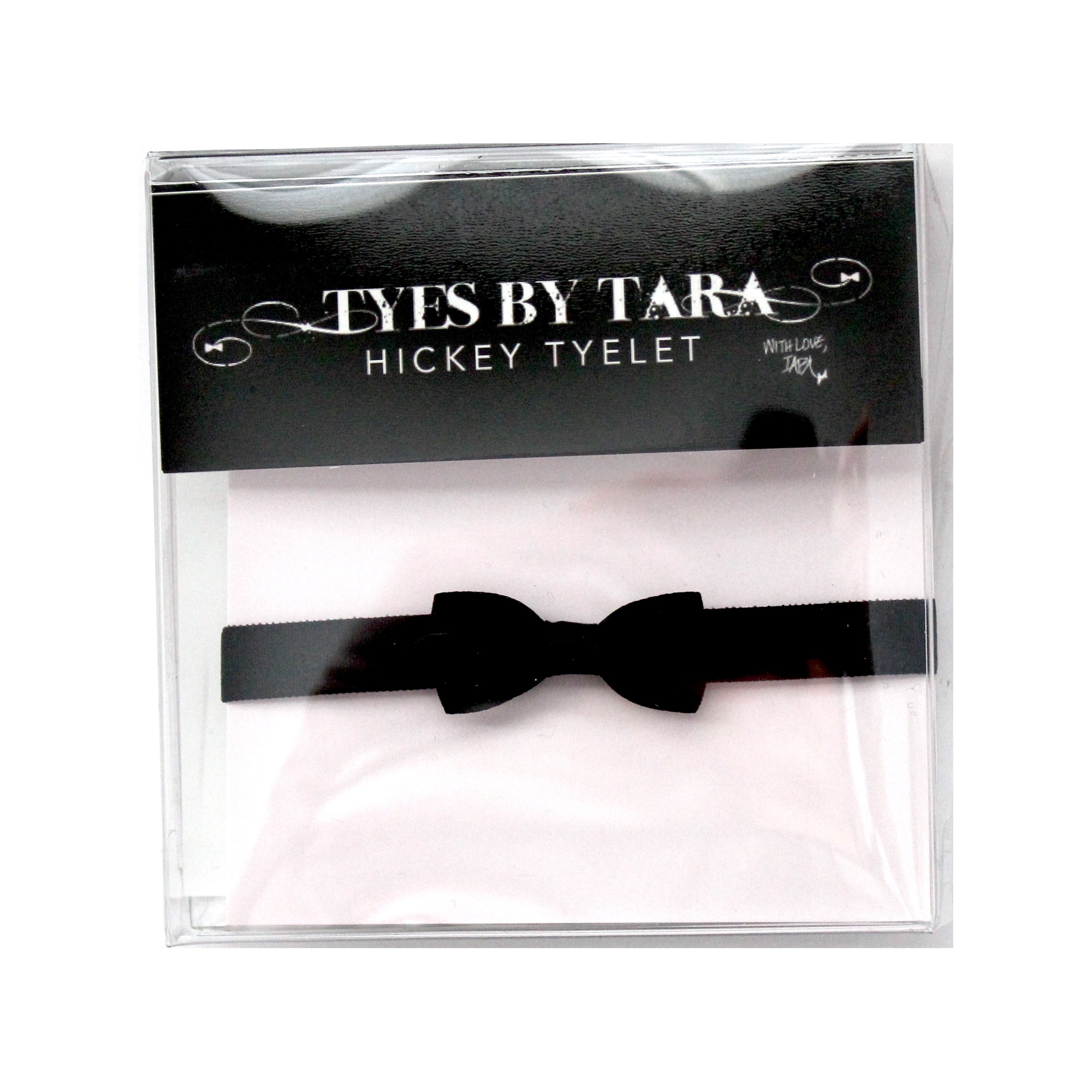 Hickey Black Bow Bracelet in Black and Pink Box