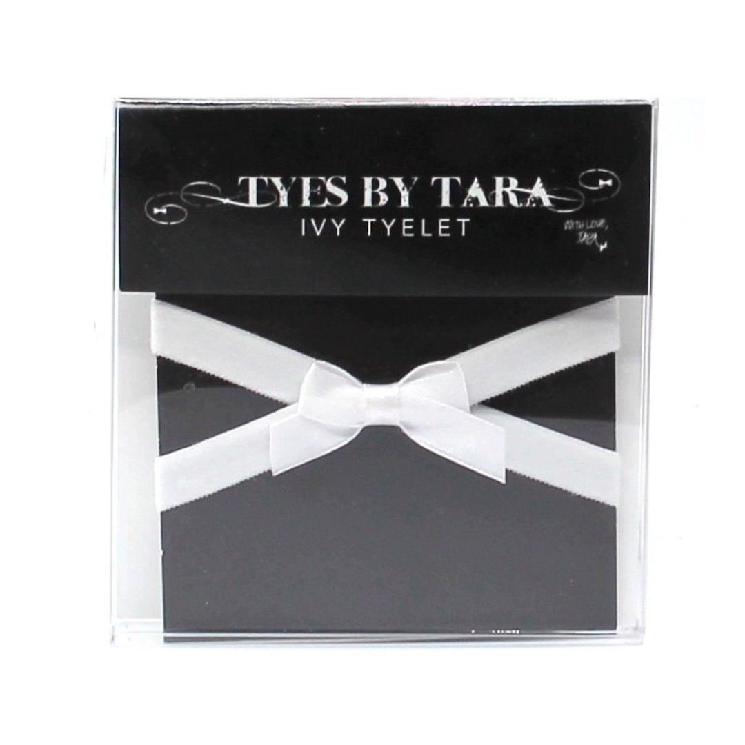 White Ivy Tyelet Bow Bracelet