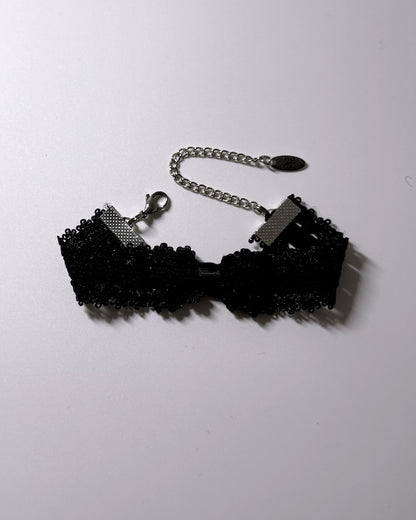 Lady Black Bow Bracelet 