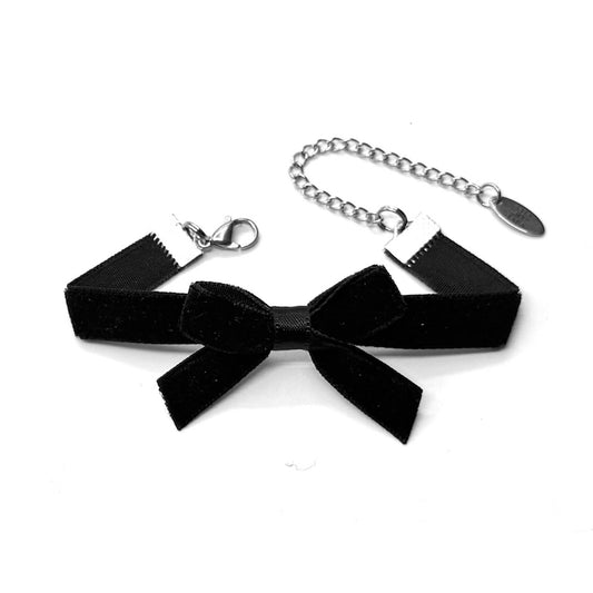 Marie Antoinette Black Bow Bracelet 