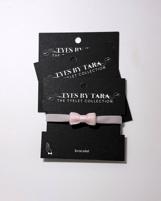 Madame Pink Velvet Bow Bracelet 3 Pack