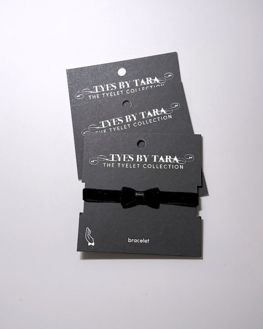 Madame Black Velvet Bow Bracelet
