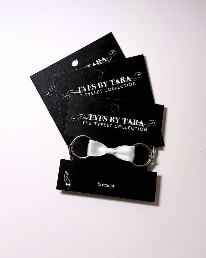Runaway White Bow Bracelet 3 Pack
