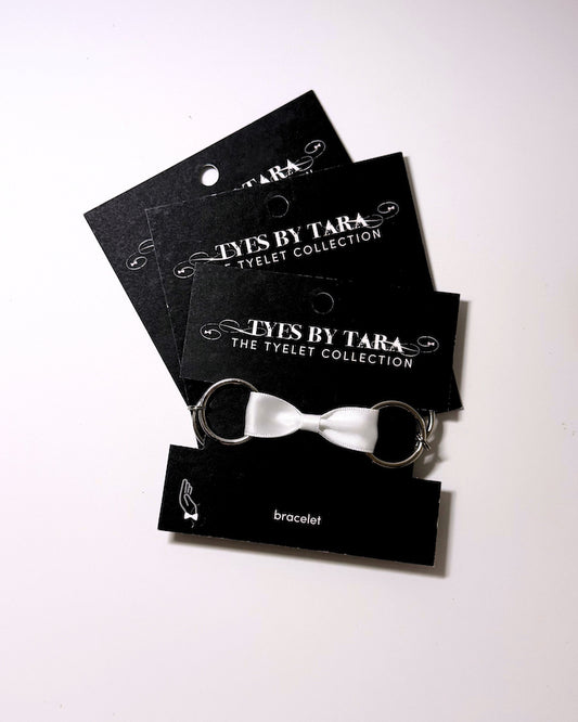 Runaway White Bow Bracelet 3 Pack