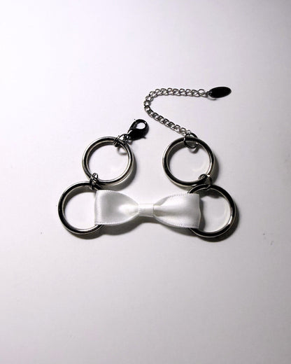 Runaway White Bow Bracelet