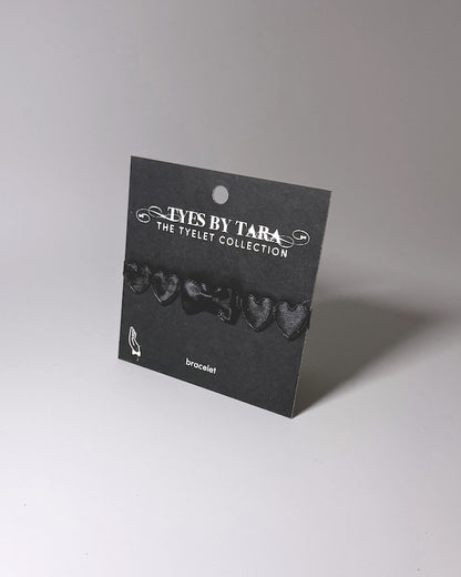 Sweetheart Black Heart Bracelet Packaging
