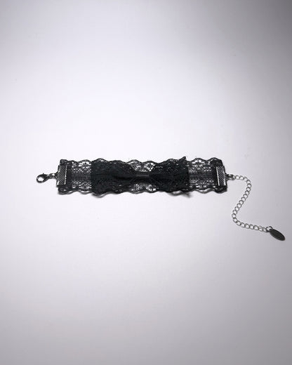 Siren Black Lace Bracelet Flatlay