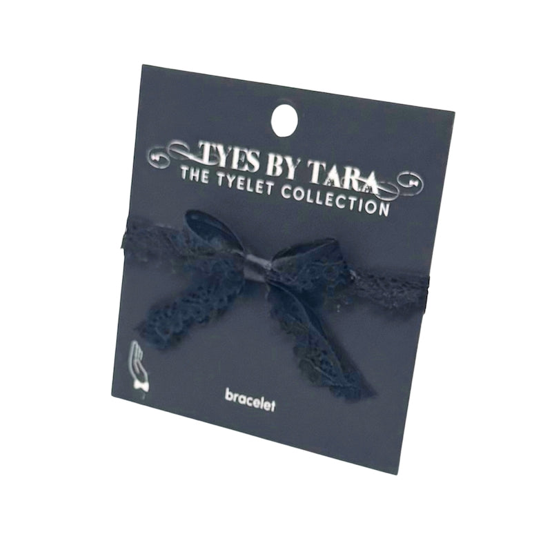 Tease Black Lace Bow Bracelet 