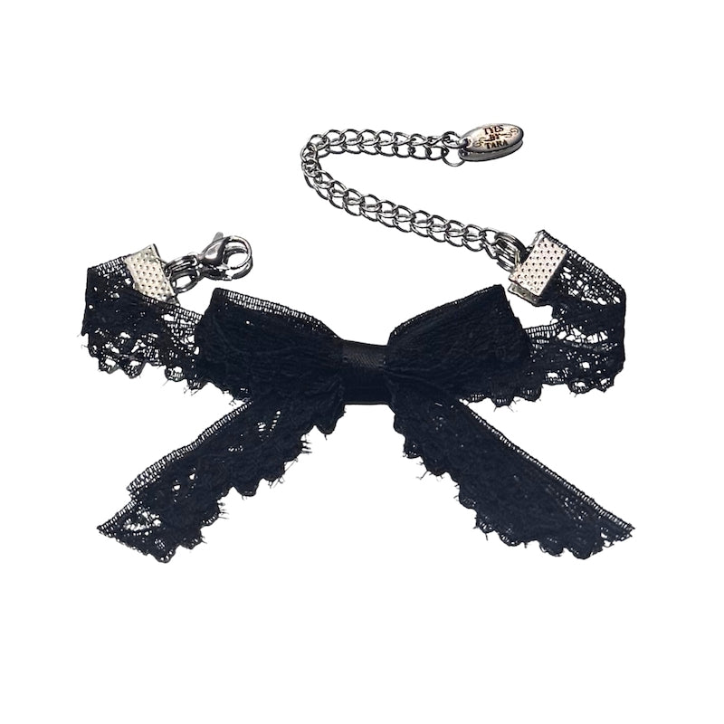 Tease Black Lace Bow bracelet