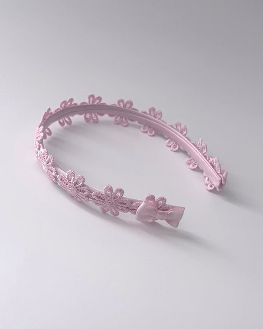 Blossom Pink Flower Bow Headband