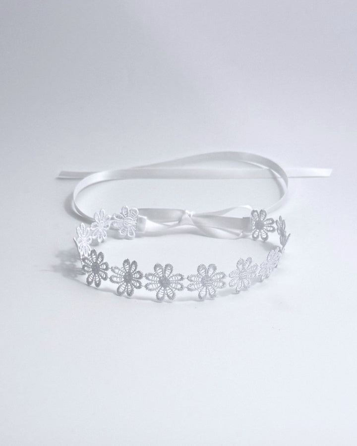 Blossom White Flower Headband