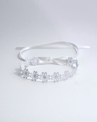 Blossom White Flower Headband
