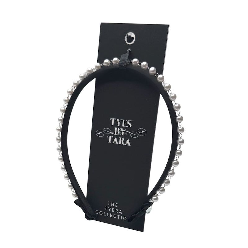 Centerfold Pearl Black Headband