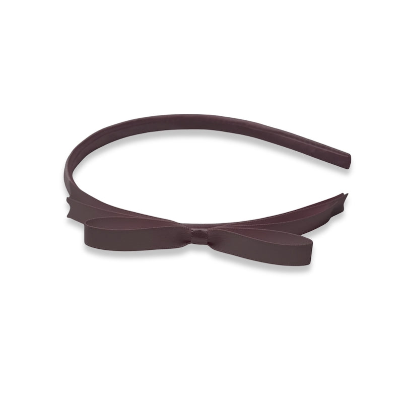 Enchantress Black Bow Headband for Adults Side View