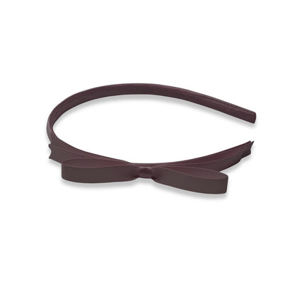 Enchantress Black Bow Headband for Adults Side View