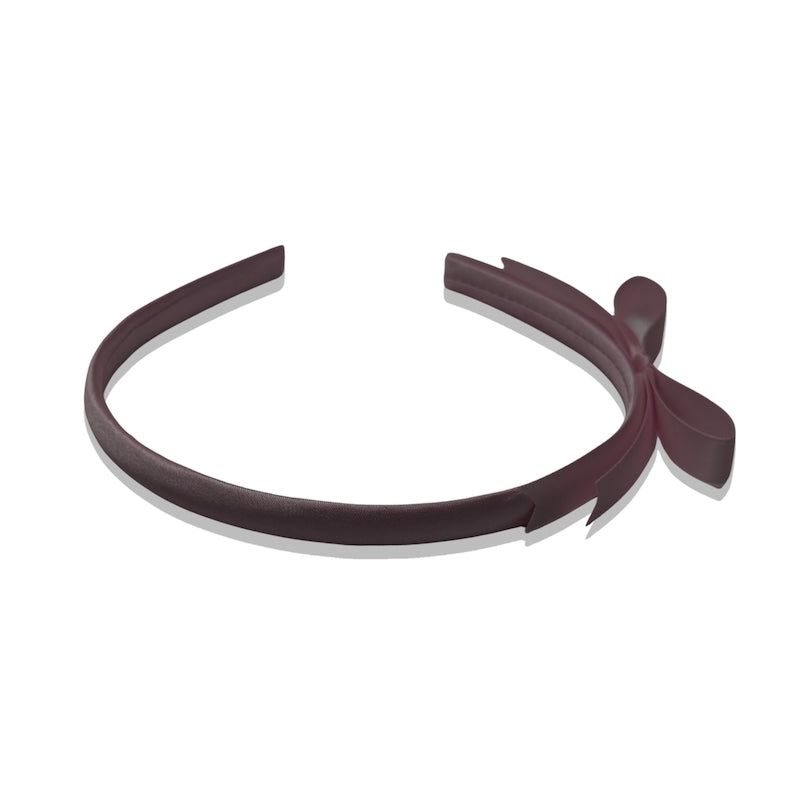 Top View of Enchantress Black Bow Headband