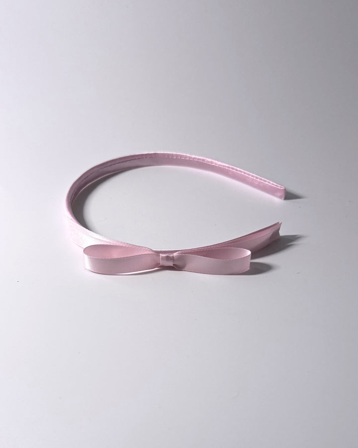 Enchantress Pink Bow Headband side bow view