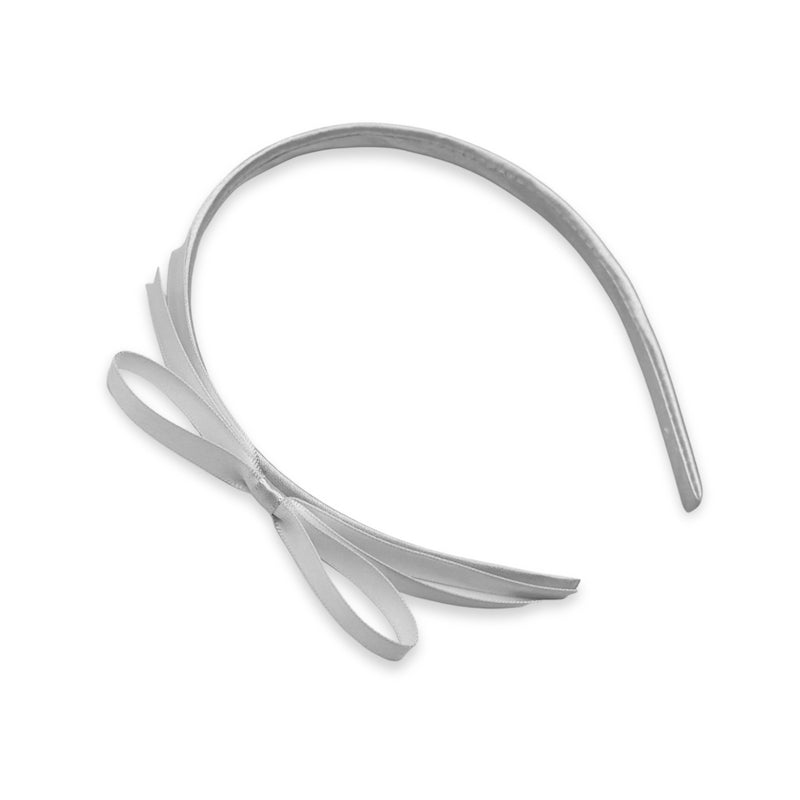 White Enchantress Bow Headband 