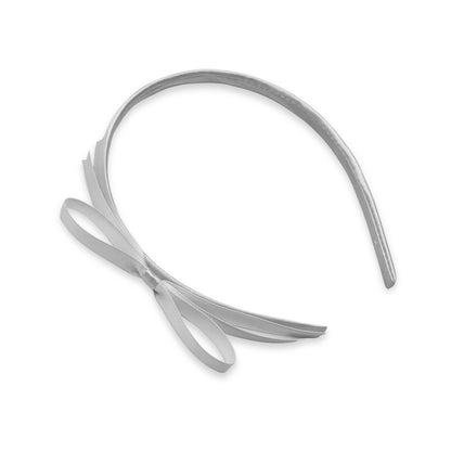 White Enchantress Bow Headband 