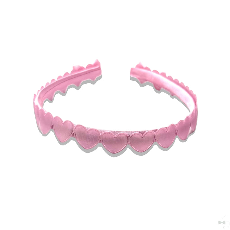 sweetheart pink heart headband 