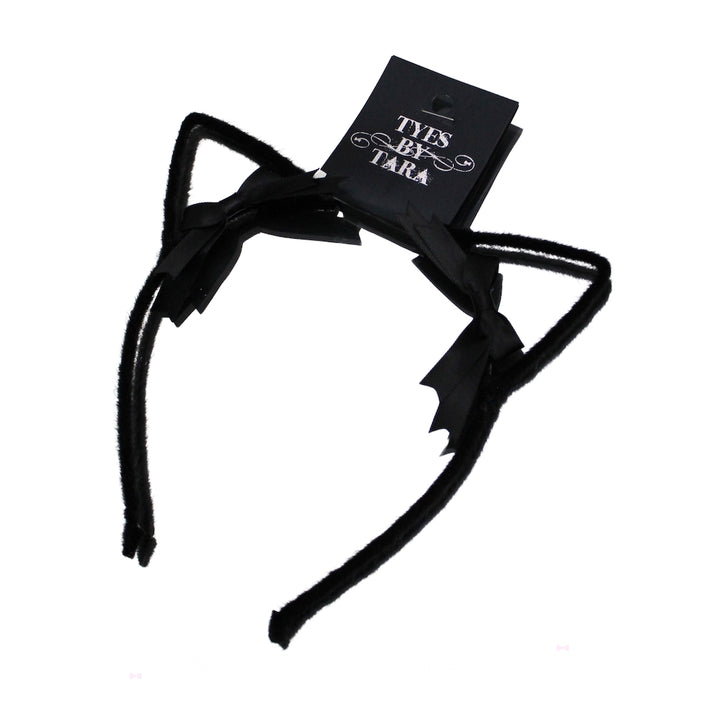 Sex Kitten Black Bow Headband