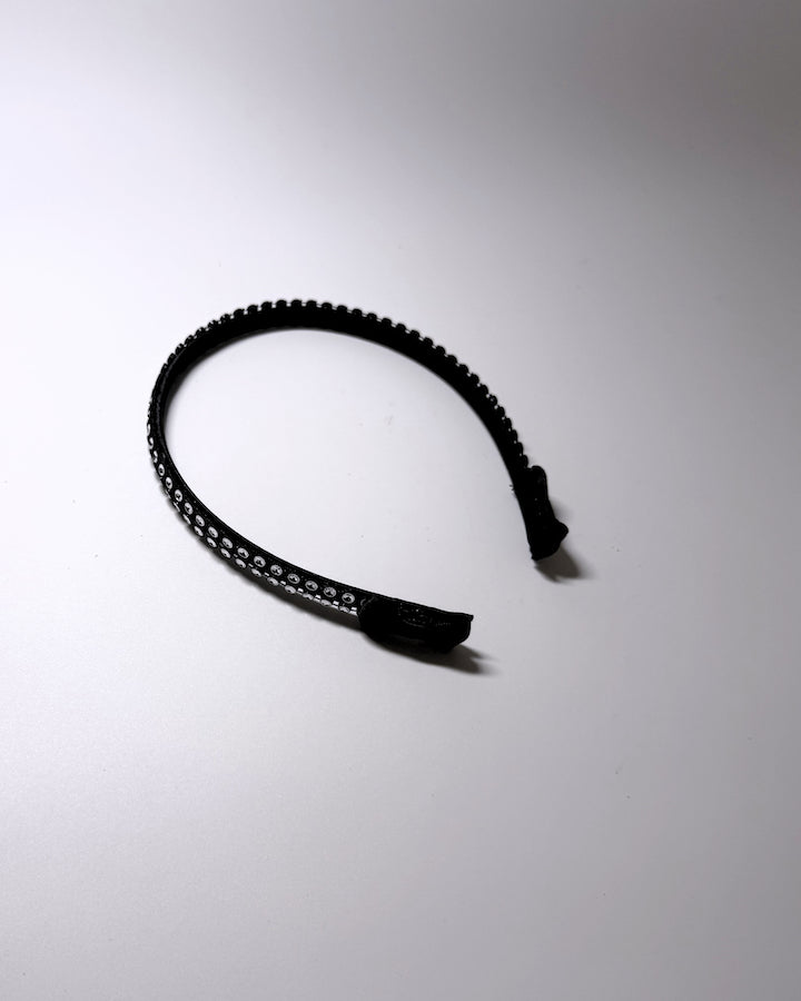 Vixen Sparkly headband with black bow details