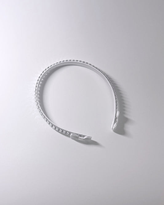 Sparkly White Vixen Headband 