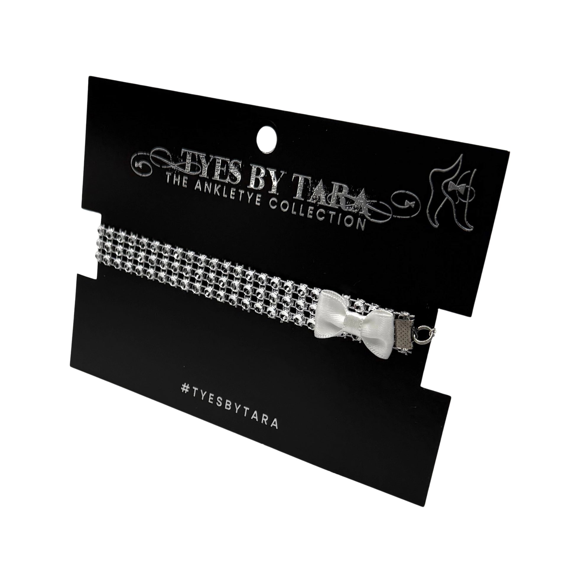 Vixen Sparkly Bow Anklet 