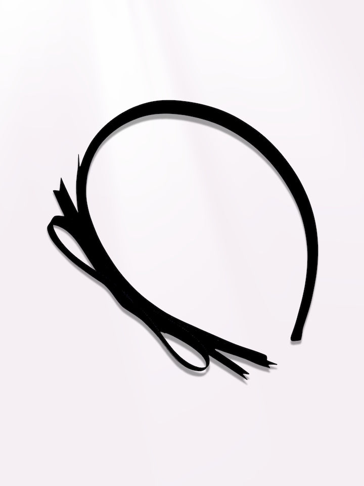 Enchantress Black Hair Bow Band