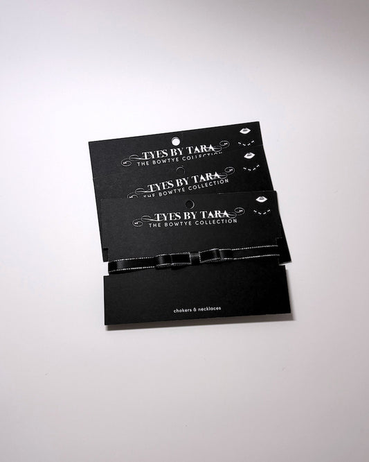 black metallic trimmed 3 pack