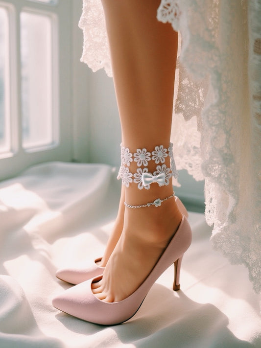 Blossom White Ankletye™