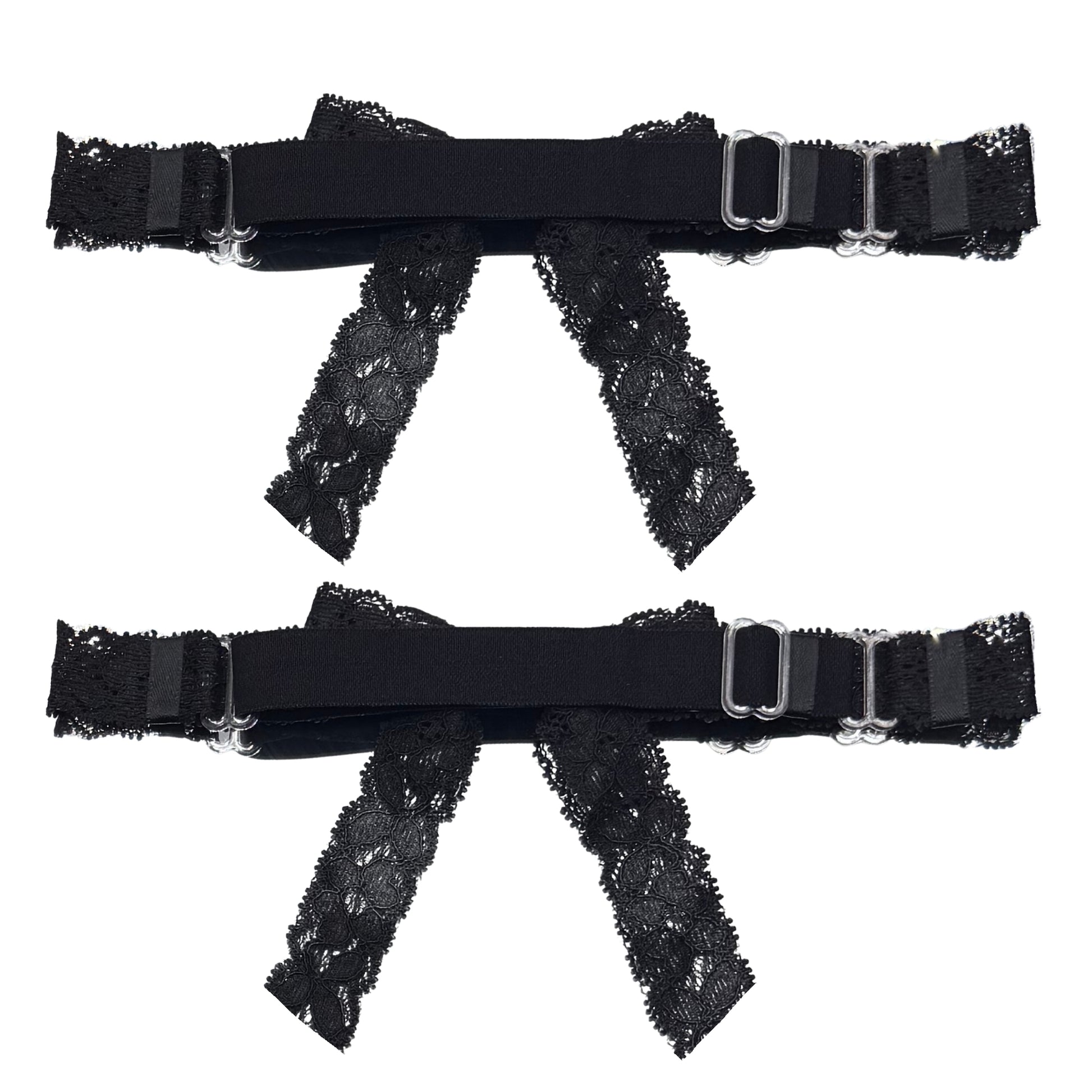 Adjustable Straps Lace Bow Leg Garters