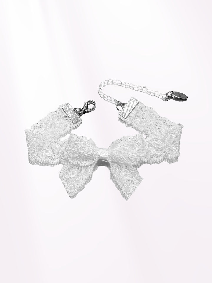 Bougee White Lace Anklet