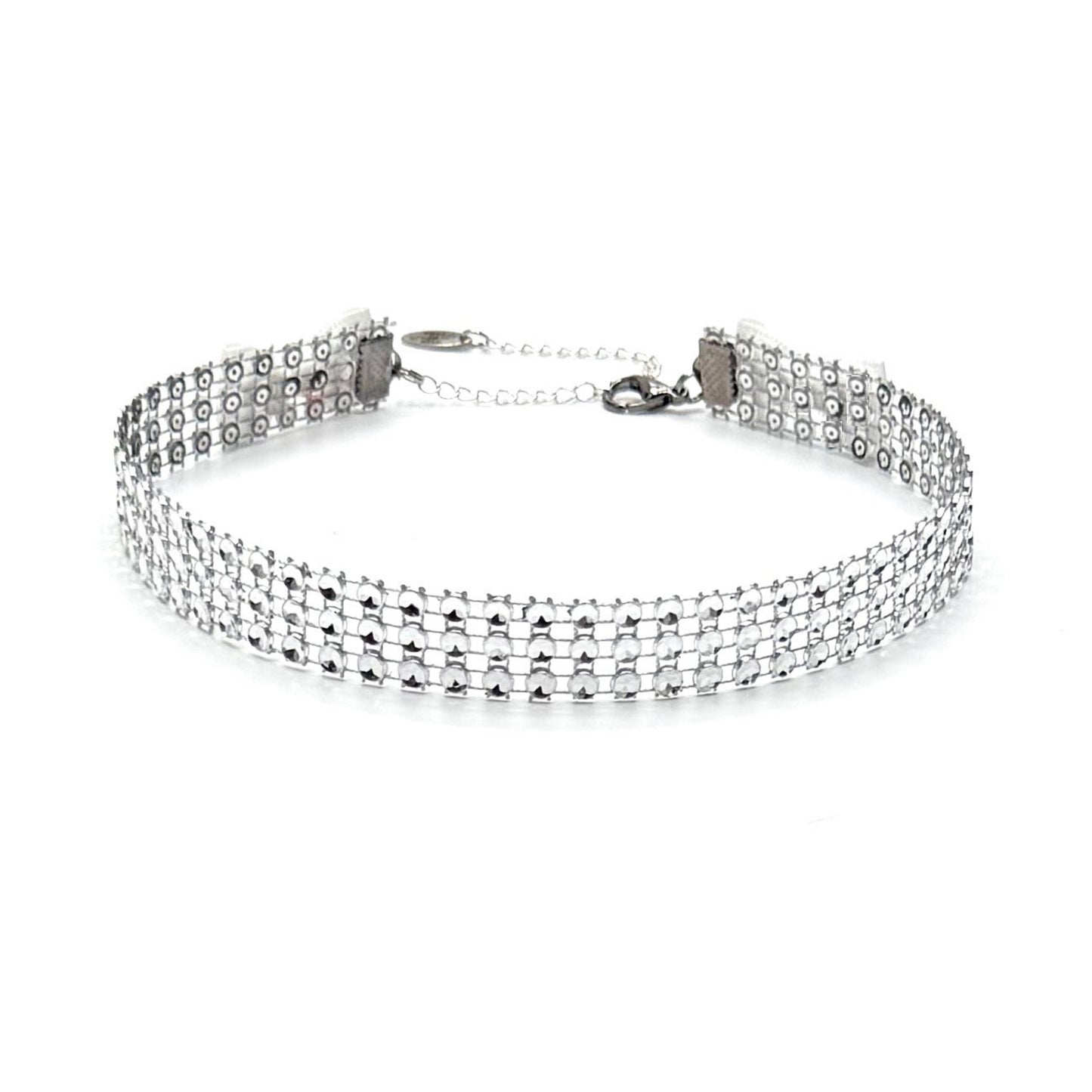 Vixen White Sparkly Choker 