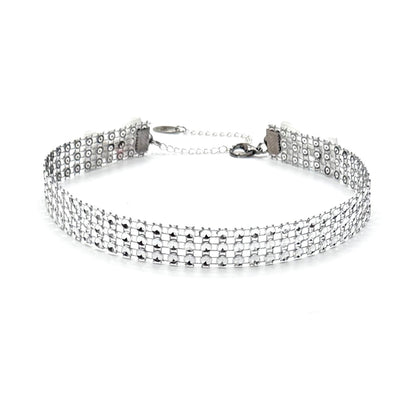 Vixen White Sparkly Choker 