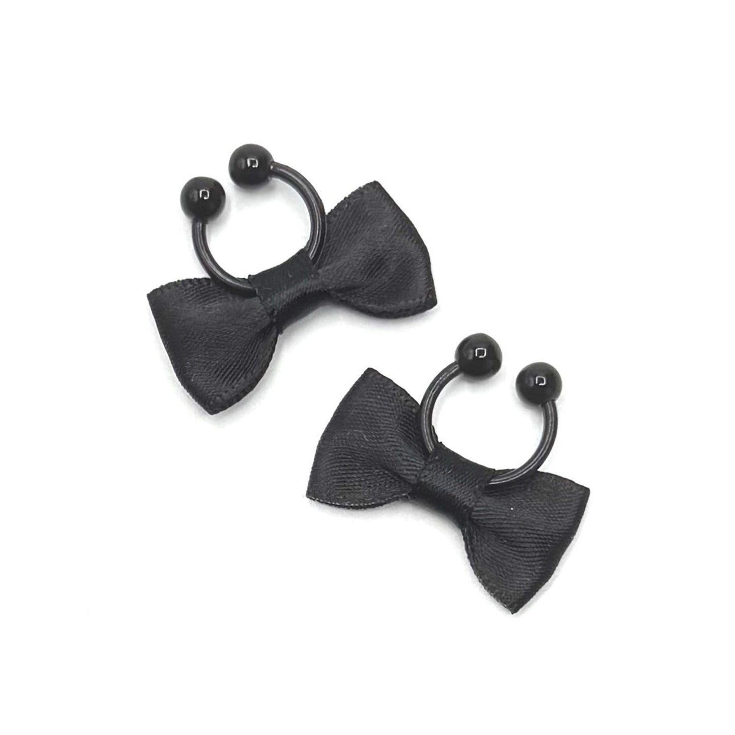 Heartbreaker Black Bow Nipple Jewelry