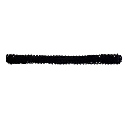 Black Lingerie Elastic Bow Belt