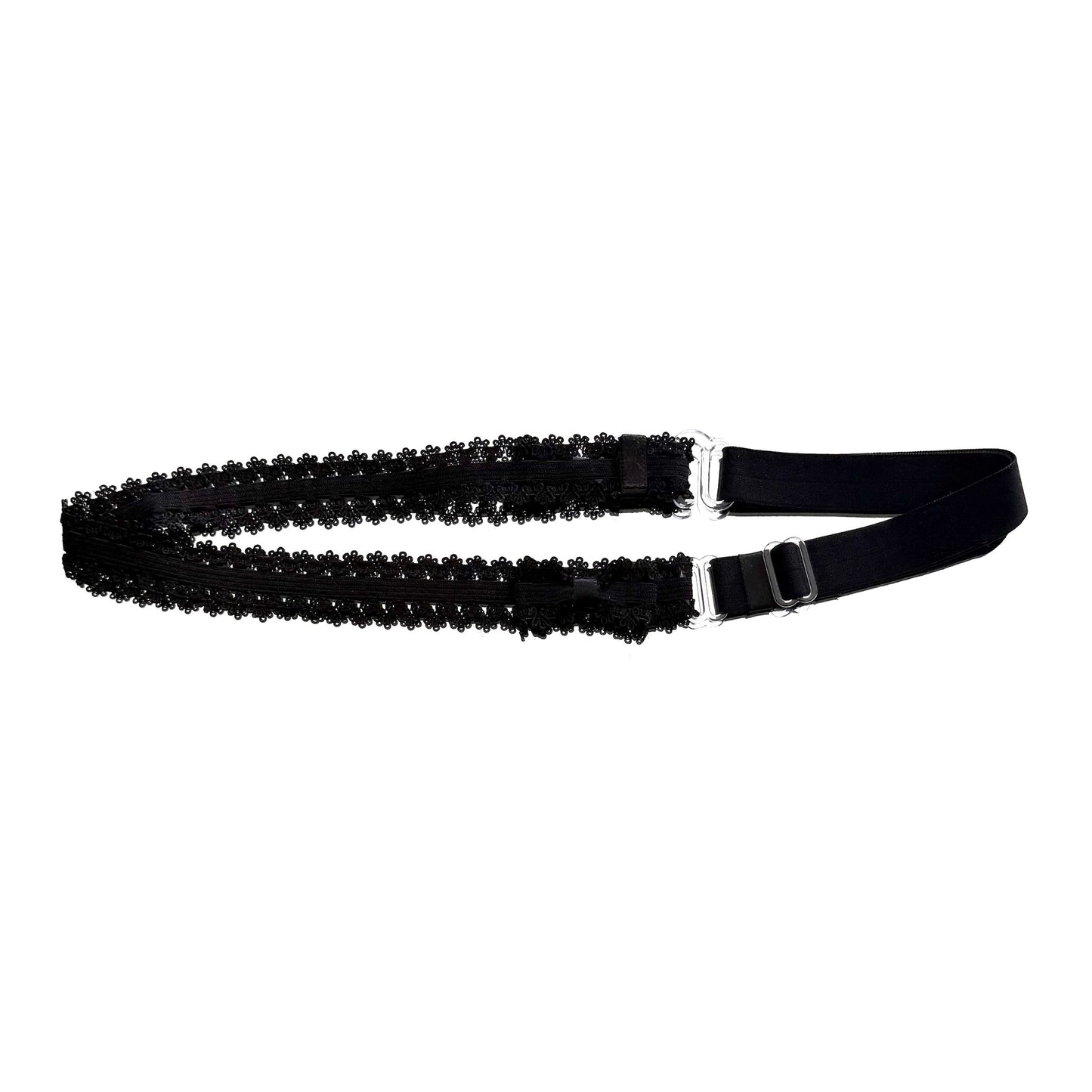 Lady Bow Black belt on a white background