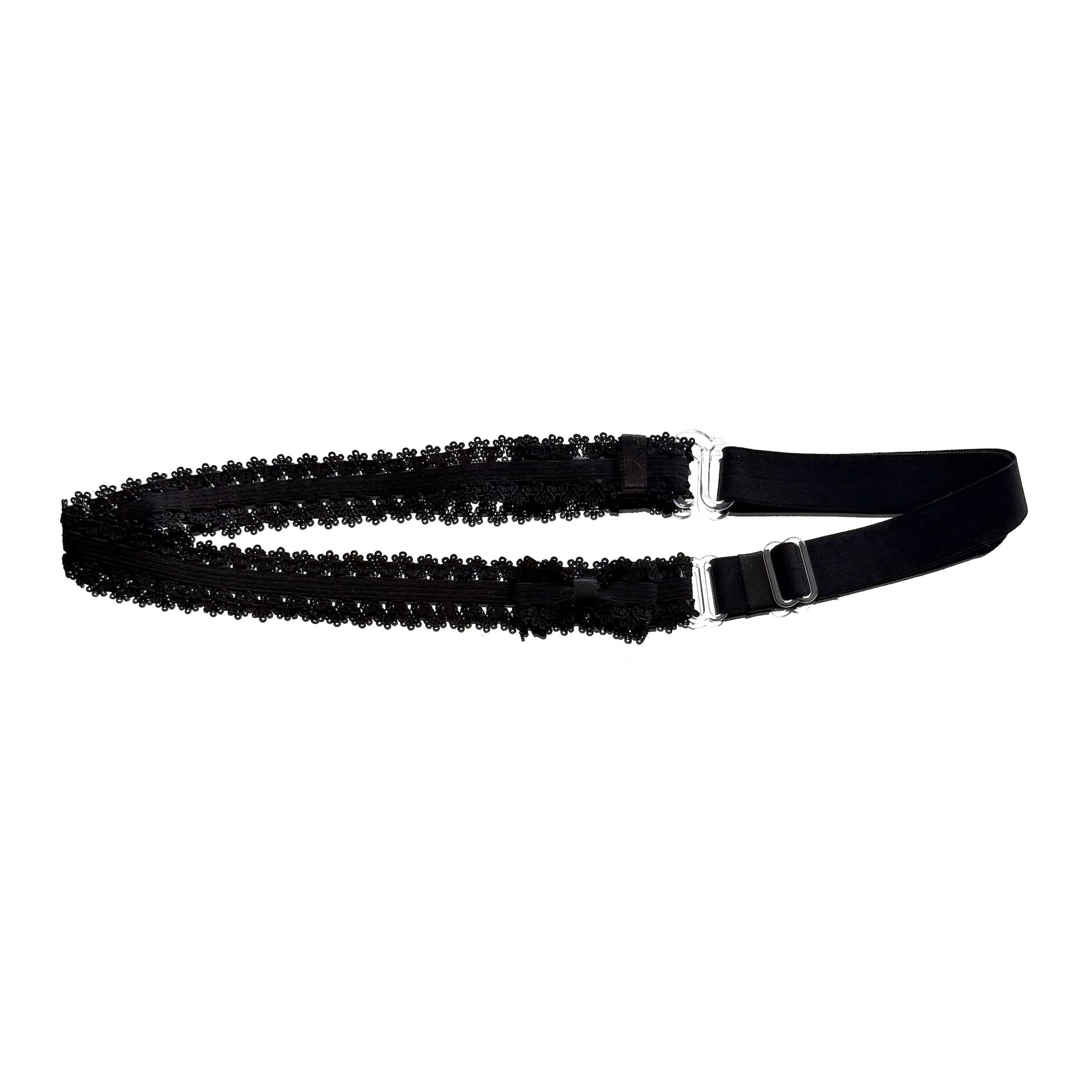 Lady Bow Black belt on a white background