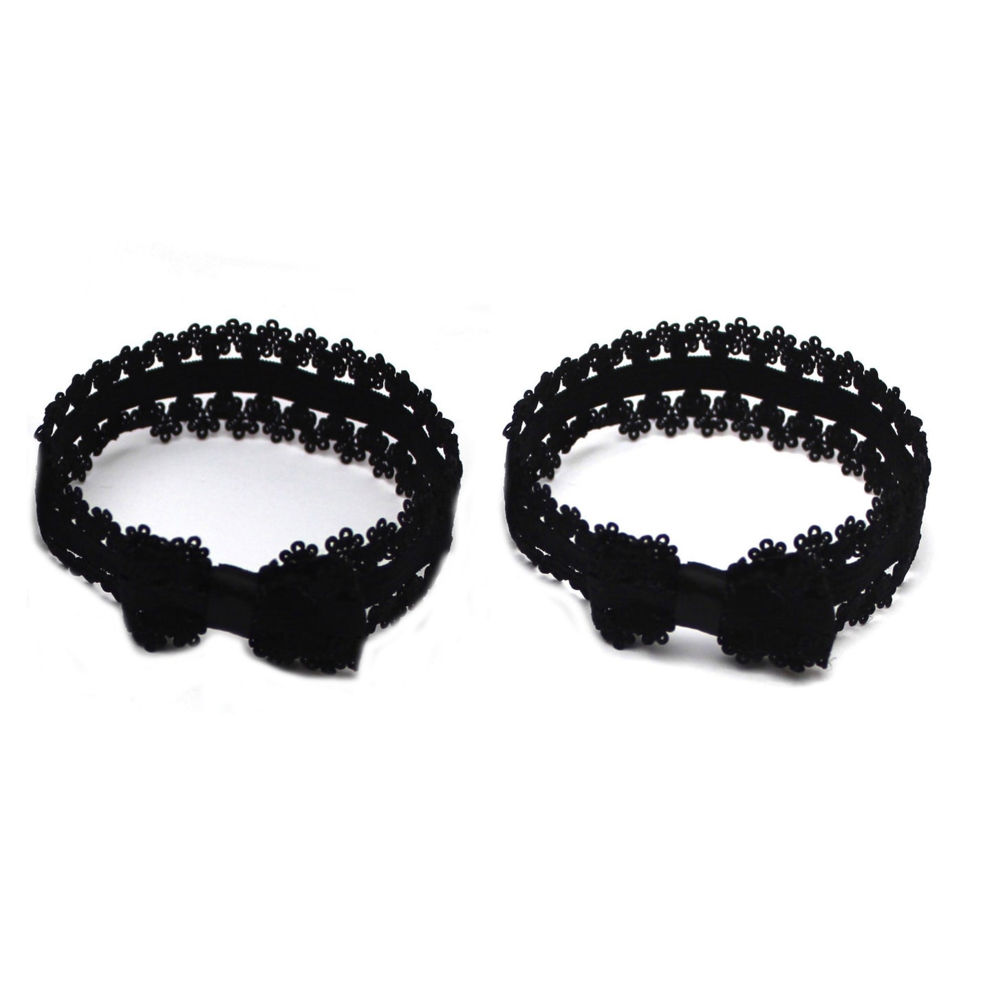 lady heeltyes shoe bows calf garters