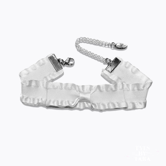 Maiden White Bow Anklet