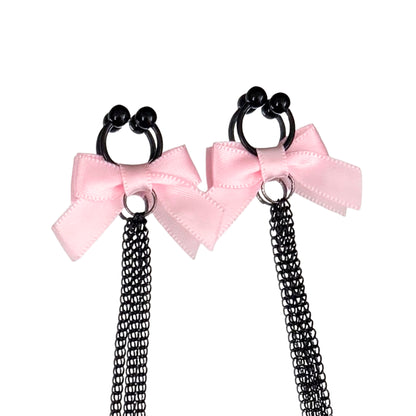 close up view of the Vice Bow Nipple Clamps 