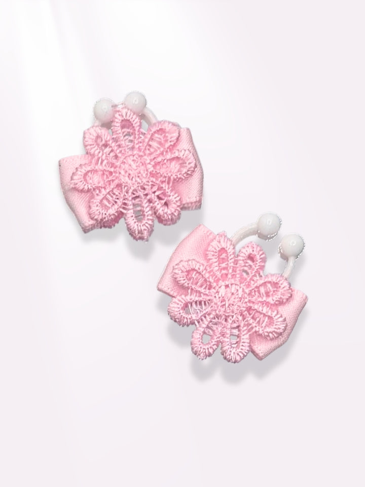 pink flower nipple clamp jewelry