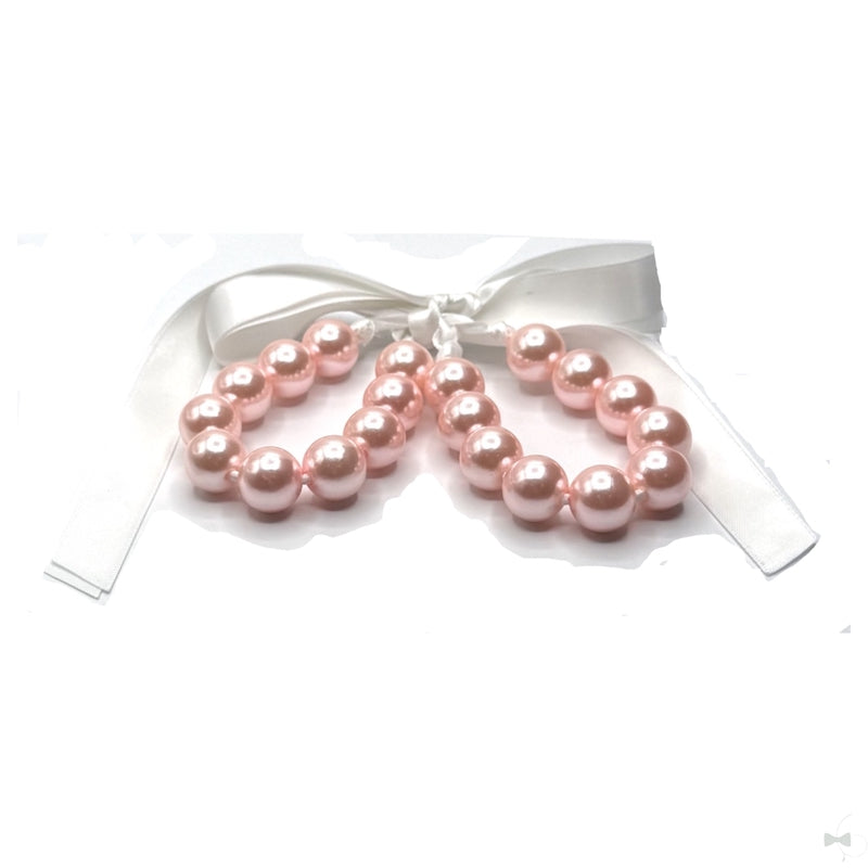 pink pearl faux handcuffs