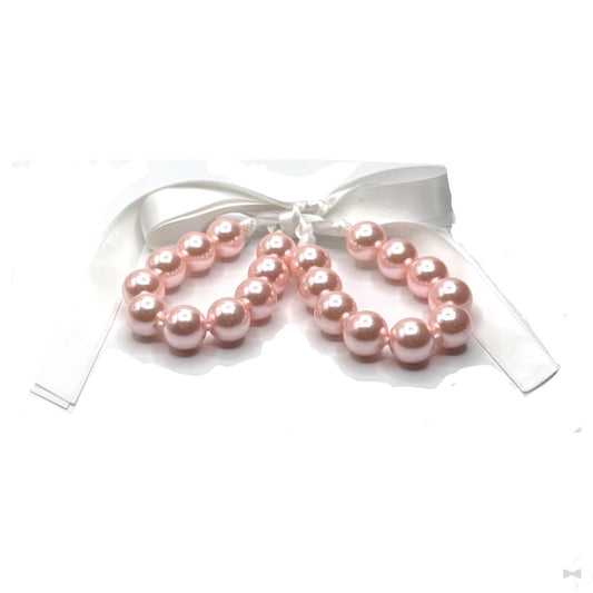 pink pearl faux handcuffs